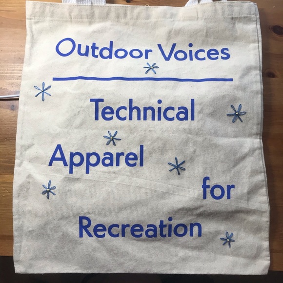Outdoor Voices Handbags - Embroidered Outdoor Voices Tote Bag